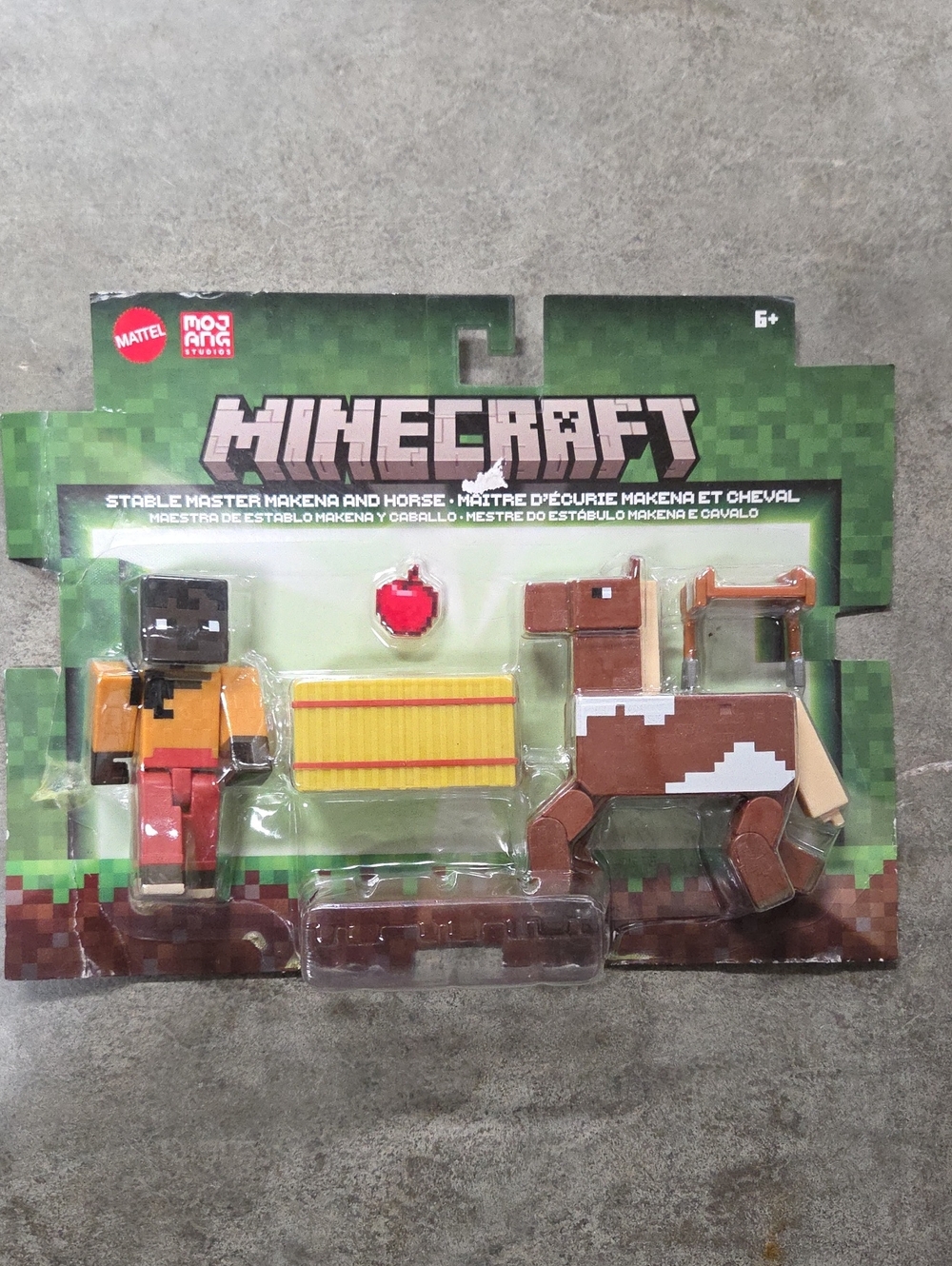 Minecraft Stable Master Makena & Brown Horse Playset